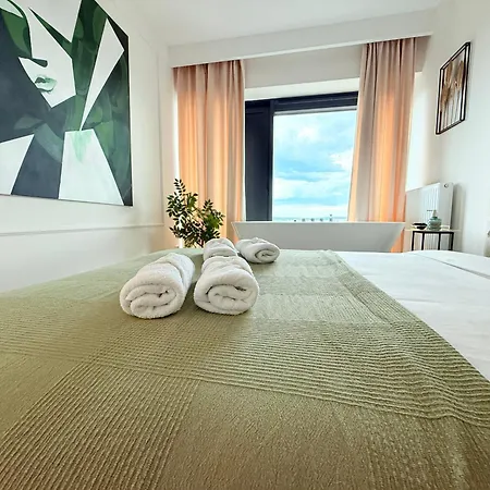 Premium Panorama Lux Bath Xviii Апартаменты Катовице