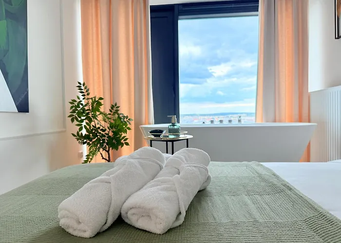 Apartment Premium Panorama Lux Bath Xviii Kattowitz